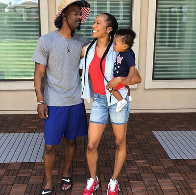 Sanya Richards-Ross Is Very Happy That Hubby Aaron Ross Sets Such A Good Example For Their Son